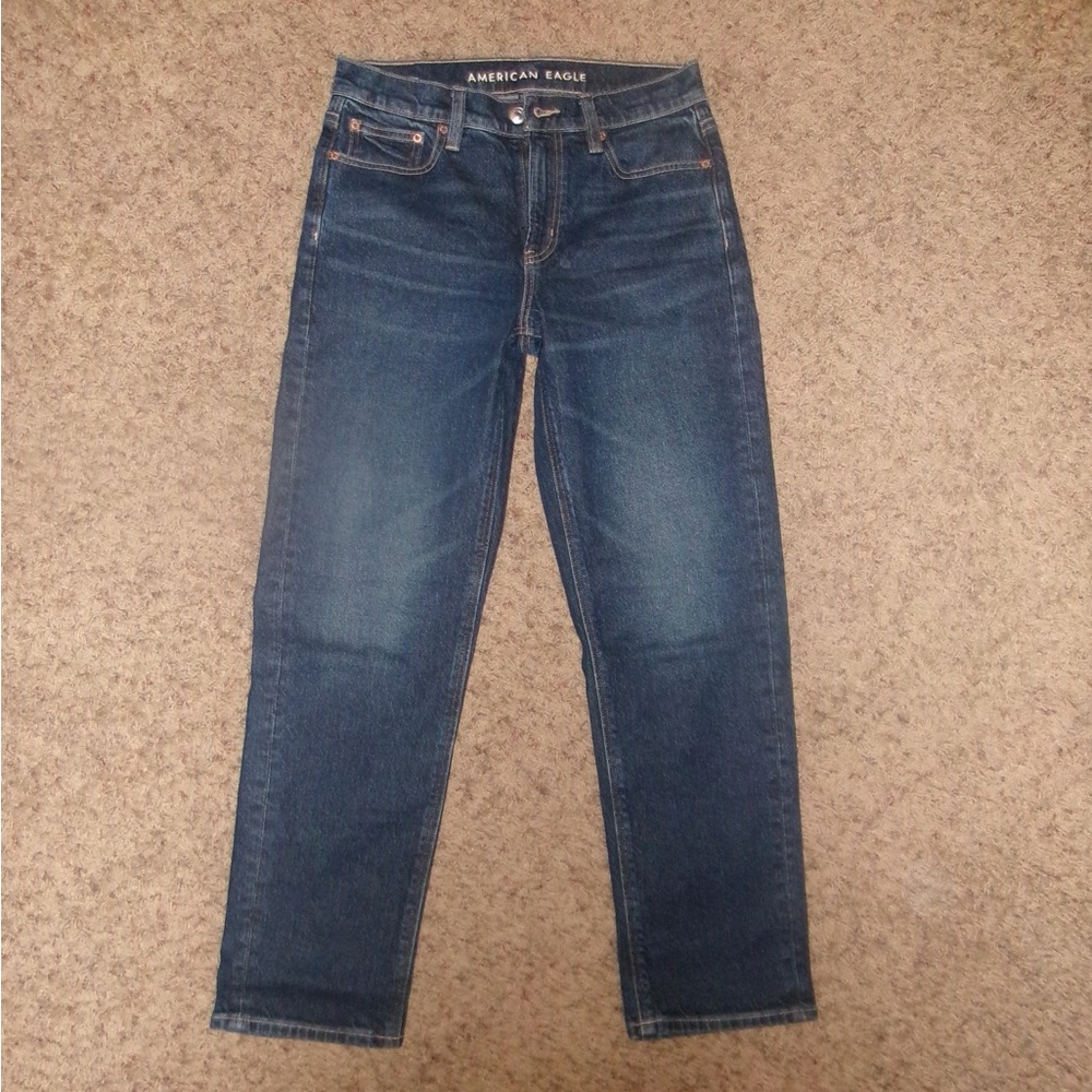 American Eagle Outfitters Blue Straight Jeans Classic Style 2
